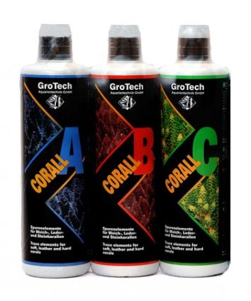 GroTech Corall A, Corall B, Corall C, 3X 500ml von TopReef