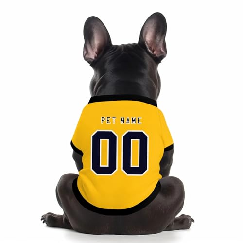 Benutzerdefinierte Hund Soccer Shirt Personalisierte Druck Name Nummer Logo T-Shirts Atmungsaktiv Haustier Weste Kleidung Security Schweißhemd Shirts für Haustiere Hunde Katzen,Army Green Benutzerdefinierte Hund Soccer Shirt Personalisierte Druck Name Nummer Logo T-Shirts Atmungsaktiv Haustier Weste Kleidung Security Schweißhemd Shirts für Haustiere Hunde Katzen,Army Green von Topassion