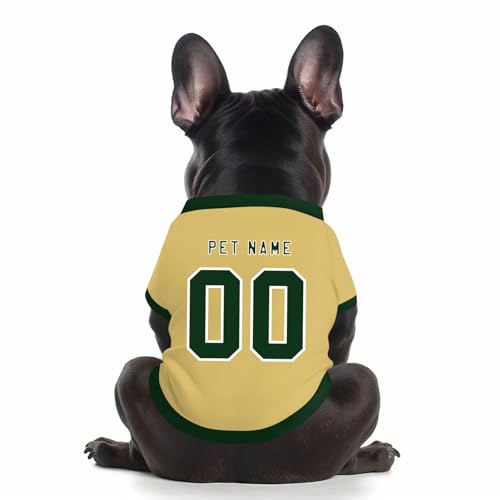 Benutzerdefinierte Hund Soccer Shirt Personalisierte Druck Name Nummer Logo T-Shirts Atmungsaktiv Haustier Weste Kleidung Security Schweißhemd Shirts für Haustiere Hunde Katzen,Khaki Benutzerdefinierte Hund Soccer Shirt Personalisierte Druck Name Nummer Logo T-Shirts Atmungsaktiv Haustier Weste Kleidung Security Schweißhemd Shirts für Haustiere Hunde Katzen,Khaki von Topassion
