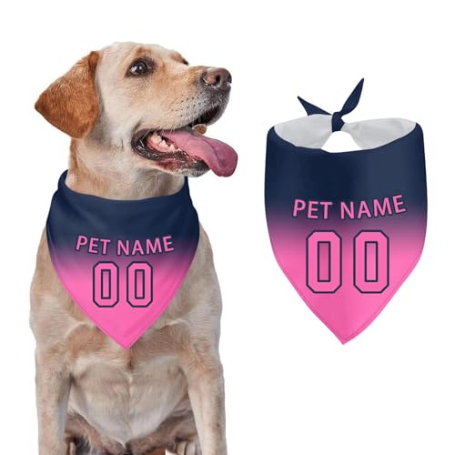 Personalisierte Hunde Halstuch Individueller Namen Number Hundehalstuch Personalisierbar Haustierschal Bandana mit Verstellbarer Schnalle Hundehalstücher Accessoire für Hunde und Katzen Hundehandtuch Personalisierte Hunde Halstuch Individueller Namen Number Hundehalstuch Personalisierbar Haustierschal Bandana mit Verstellbarer Schnalle Hundehalstücher Accessoire für Hunde und Katzen Hundehandtuch von Topassion