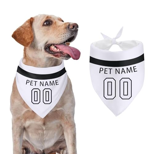 Personalisierte Hunde Halstuch Individueller Namen Number Hundehalstuch Personalisierbar Haustierschal Bandana mit Verstellbarer Schnalle Hundehalstücher Accessoire für Hunde und Katzen Hundehandtuch Personalisierte Hunde Halstuch Individueller Namen Number Hundehalstuch Personalisierbar Haustierschal Bandana mit Verstellbarer Schnalle Hundehalstücher Accessoire für Hunde und Katzen Hundehandtuch von Topassion