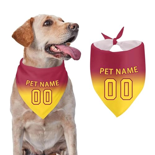 Personalisierte Hunde Halstuch Individueller Namen Number Hundehalstuch Personalisierbar Haustierschal Bandana mit Verstellbarer Schnalle Hundehalstücher Accessoire für Hunde und Katzen Hundehandtuch Personalisierte Hunde Halstuch Individueller Namen Number Hundehalstuch Personalisierbar Haustierschal Bandana mit Verstellbarer Schnalle Hundehalstücher Accessoire für Hunde und Katzen Hundehandtuch von Topassion