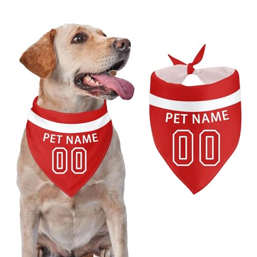 Personalisierte Hunde Halstuch Individueller Namen Number Hundehalstuch Personalisierbar Haustierschal Bandana mit Verstellbarer Schnalle Hundehalstücher Accessoire für Hunde und Katzen Hundehandtuch Personalisierte Hunde Halstuch Individueller Namen Number Hundehalstuch Personalisierbar Haustierschal Bandana mit Verstellbarer Schnalle Hundehalstücher Accessoire für Hunde und Katzen Hundehandtuch von Topassion