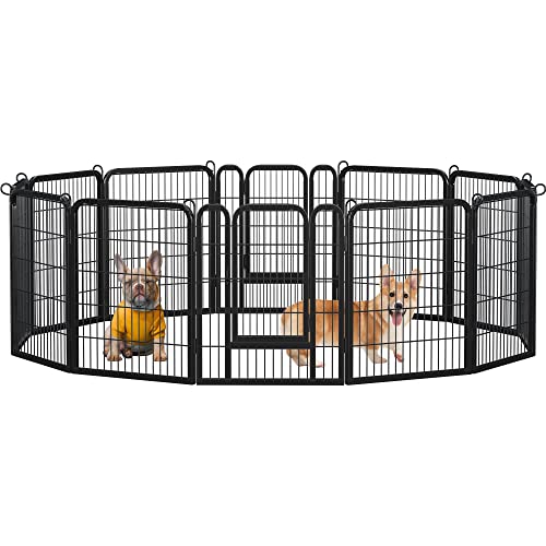 Topeakmart Hunde-Laufstall für den Außenbereich, Welpen-Übungsstall, tragbar, Haustierzaun für Hof/Wohnmobil, Camping, 81,3 cm, 12 Paneele Topeakmart Hunde-Laufstall für den Außenbereich, Welpen-Übungsstall, tragbar, Haustierzaun für Hof/Wohnmobil, Camping, 81,3 cm, 12 Paneele von Topeakmart