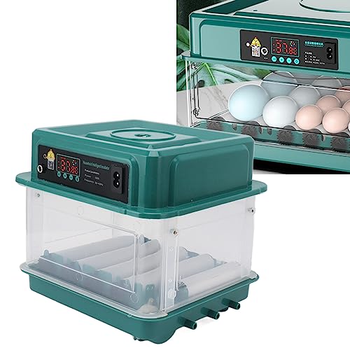 Automatischer Eierinkubator, LED-Anzeige, Doppelte Stromversorgung, Leicht zu Reinigen, Kompatibel mit Hühner-Entenwachteln, 12–24 Eier, Wasserversorgung, Vielseitiges Schlüpfen, von Topiky