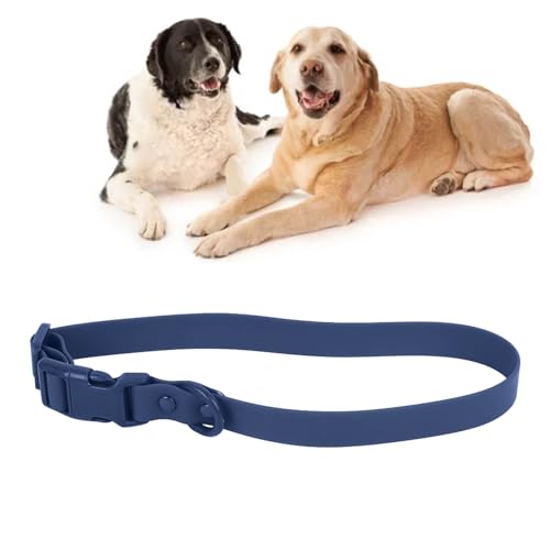 Haustierhalsband, Wasserdichtes, Rostfreies, Verstellbares Hundehalsband, PVC Halsband mit Weichem und Flexiblem Design für Bequemes Tragen, für (31–50 cm/12,2–19,7 Zoll Haustierhalsband, Wasserdichtes, Rostfreies, Verstellbares Hundehalsband, PVC Halsband mit Weichem und Flexiblem Design für Bequemes Tragen, für (31–50 cm/12,2–19,7 Zoll von Topiky