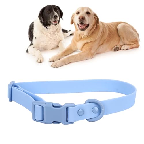 Haustierhalsband, Wasserdichtes, Rostfreies, Verstellbares Hundehalsband, PVC Halsband mit Weichem und Flexiblem Design für Bequemes Tragen, für (31–50 cm/12,2–19,7 Zoll Haustierhalsband, Wasserdichtes, Rostfreies, Verstellbares Hundehalsband, PVC Halsband mit Weichem und Flexiblem Design für Bequemes Tragen, für (31–50 cm/12,2–19,7 Zoll von Topiky