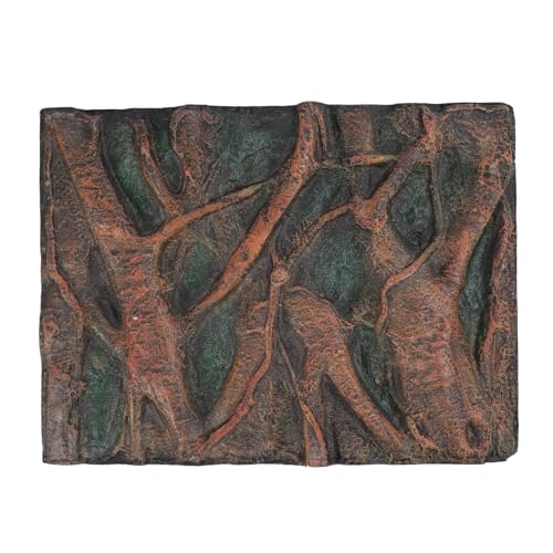 Topiky Aquarium-Hintergrund, Aquarium-Hintergrunddekoration, Mehrzweck-3D-Effekte, Lebendige Aquarium-Hintergrundwand für Aquarium, Reptilienbecken (H) von Topiky