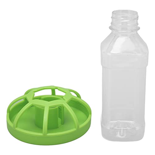 Topiky Reptilien-Wasserflasche, Automatischer Futterspender für Schildkröten, Automatischer Wasserspender für Reptilien, Schildkröten-Eidechsen-Schildkröten-Futternapf mit Flasche (Groß) von Topiky