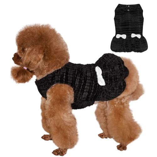 Topkins Hundekleid, gemütliche Hundekleider, Osterkleider, Party-Hundekleidung, Prinzessinnenkleider, Schwarz, Größe XL von Topkins