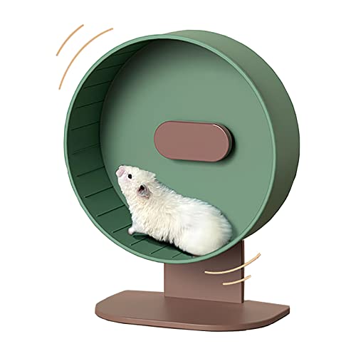 Toplionace Ultraleises Laufrad für Hamster, Trainingsspielzeug für Dsungarische Hamster (φ22cm, Braun) von Toplionace