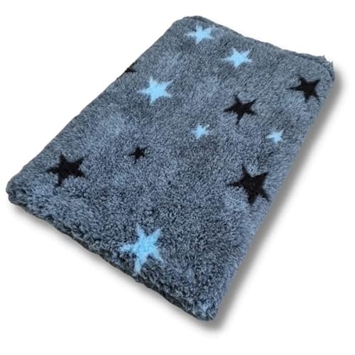 Fettbett Fett Bett - Starry Night Blau - 150 x 100 cm Hundedecke Tierteppich Welpenzucht UK Made waschbar von Topmast