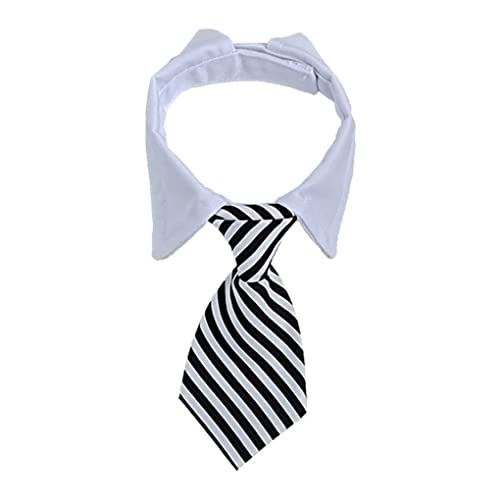 Pet Bow Ties Pets Kostüm entzückende Streifen Halsbänder Partykleidung Klettverschlüsse für Hunde und Katzen, Typ 1, S von Topsevie