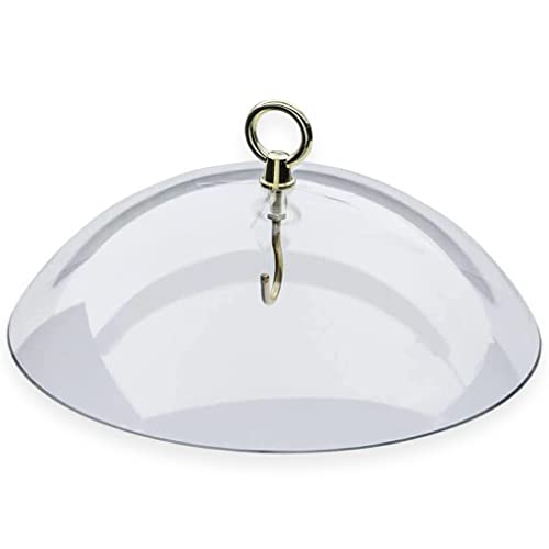 Plattform Birdfeeder Dome Cover Hanging Schild Masthalterung Regen Schnee Schatten Patios Zubehör Zubehör, Nr.01 von Topsevie