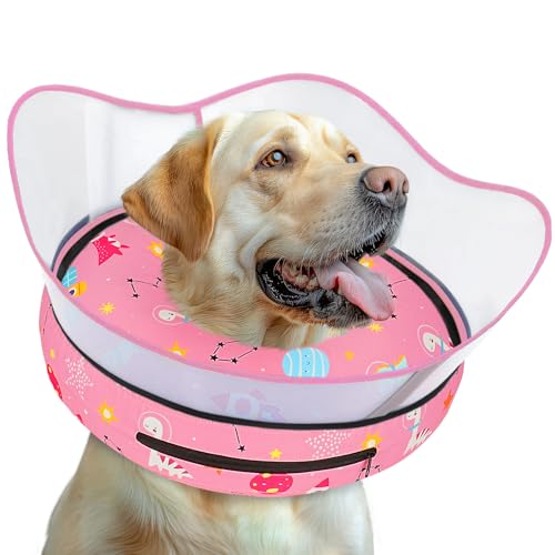 Toptakeit Erhöhtes aufblasbares Hundekegel-Halsband gegen Lecken, Donut-Halsband nach Operationen, weiche Hundekegel-Alternative für kleine, mittelgroße und große Hunde Toptakeit Erhöhtes aufblasbares Hundekegel-Halsband gegen Lecken, Donut-Halsband nach Operationen, weiche Hundekegel-Alternative für kleine, mittelgroße und große Hunde von Toptakeit