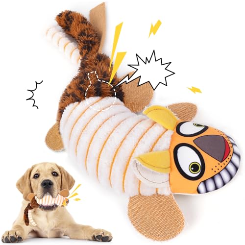Toptakeit Langlebiges Hundespielzeug für aggressive Kauer, Plüsch-Hundespielzeug, um sie zu beschäftigen, quietschendes Hundespielzeug für Welpen, kleine, mittelgroße und große Hunde Toptakeit Langlebiges Hundespielzeug für aggressive Kauer, Plüsch-Hundespielzeug, um sie zu beschäftigen, quietschendes Hundespielzeug für Welpen, kleine, mittelgroße und große Hunde von Toptakeit