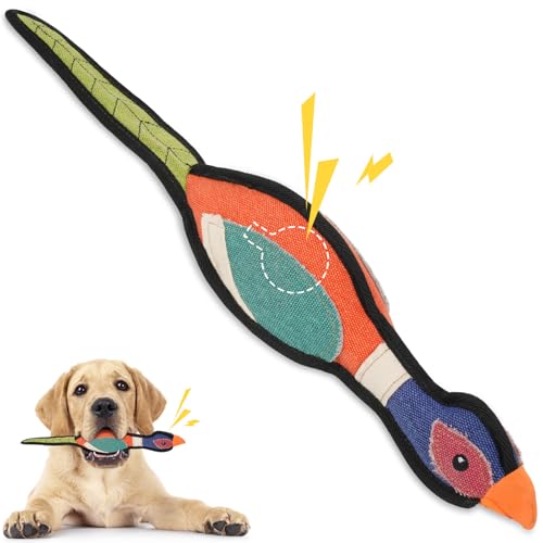 Toptakeit Langlebiges Hundespielzeug für aggressive Kauer, Plüsch-Hundespielzeug, um sie zu beschäftigen, quietschendes Hundespielzeug für Welpen, kleine, mittelgroße und große Hunde Toptakeit Langlebiges Hundespielzeug für aggressive Kauer, Plüsch-Hundespielzeug, um sie zu beschäftigen, quietschendes Hundespielzeug für Welpen, kleine, mittelgroße und große Hunde von Toptakeit