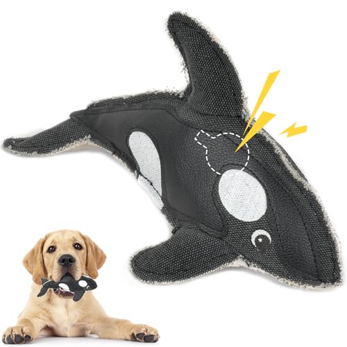 Toptakeit Langlebiges Hundespielzeug für aggressive Kauer, Plüsch-Hundespielzeug, um sie zu beschäftigen, quietschendes Hundespielzeug für Welpen, kleine, mittelgroße und große Hunde Toptakeit Langlebiges Hundespielzeug für aggressive Kauer, Plüsch-Hundespielzeug, um sie zu beschäftigen, quietschendes Hundespielzeug für Welpen, kleine, mittelgroße und große Hunde von Toptakeit