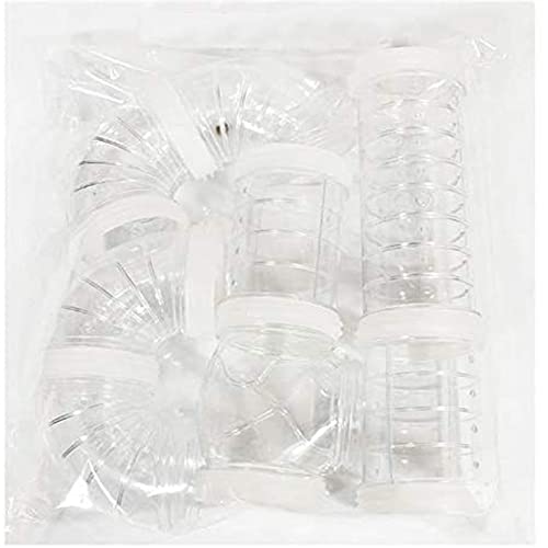 Toruiwa. Hamster Tunnel Armaturen Transparent Externe Tunnel Multifunktionale Rohr Ausbildung Spielen Verbunden für Kleine Tier Hamster Käfig Zubehör (Weiß) von Toruiwa.