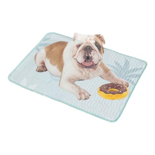 Kühlende Hundematte,Hundekühlmatte, Sommer-Haustiermatten, faltbares Kissen für Katzen, Tragbare, bequeme, atmungsaktive Kühlmatte für kleine, mittelgroße und große Haustiere, für den Heimgebrauch im Kühlende Hundematte,Hundekühlmatte, Sommer-Haustiermatten, faltbares Kissen für Katzen, Tragbare, bequeme, atmungsaktive Kühlmatte für kleine, mittelgroße und große Haustiere, für den Heimgebrauch im von Toseky