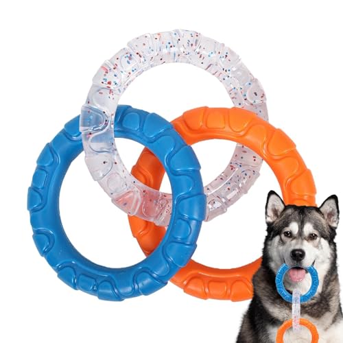 Toseky Beißspielzeug für Welpen, Kauspielzeug für Welpen zum Zahnen | Kauringspielzeug für Hunde, Quietschspielzeug,Kauspielzeug-Ring zur Zahnreinigung, unzerstörbares Hundespielzeug für kleine Toseky Beißspielzeug für Welpen, Kauspielzeug für Welpen zum Zahnen | Kauringspielzeug für Hunde, Quietschspielzeug,Kauspielzeug-Ring zur Zahnreinigung, unzerstörbares Hundespielzeug für kleine von Toseky