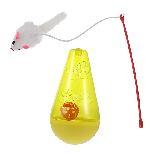 Totority 1 Satz Selbstspielendes Katzenspielzeug Langsam Becher Katzenspielzeug Für Drinnen Leckerli- Für Katzen Pet Iq Futterspielzeug Katzenbedarf Yellow Plastik Totority 1 Satz Selbstspielendes Katzenspielzeug Langsam Becher Katzenspielzeug Für Drinnen Leckerli- Für Katzen Pet Iq Futterspielzeug Katzenbedarf Yellow Plastik von Totority