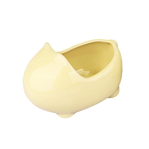 Totority 1 Stück Badewanne Aus Hamsterkeramik Hamster Sachen Kühlung Chinchilla-badehaus Waschen Gemütlich Hamsterkühlhaus Haustier Klein Kühlnest Für Hamster Hamsterhaus Hamsternest Yellow von Totority
