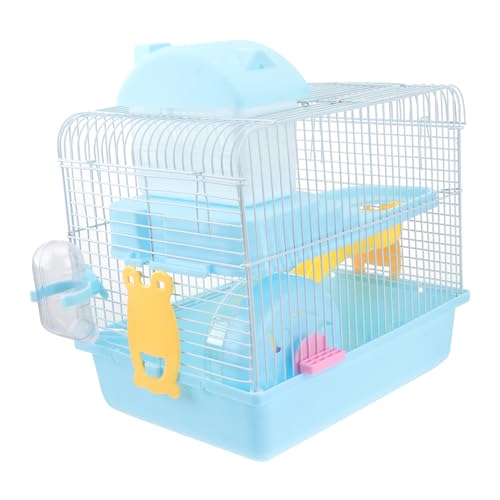Totority 1 Stück Doppelschicht Haustierkäfig Hamster Doppelt Drinnen Haustiergehäuse Kleiner Haustierkäfig Kleiner Tierkäfig Blau Totority 1 Stück Doppelschicht Haustierkäfig Hamster Doppelt Drinnen Haustiergehäuse Kleiner Haustierkäfig Kleiner Tierkäfig Blau von Totority