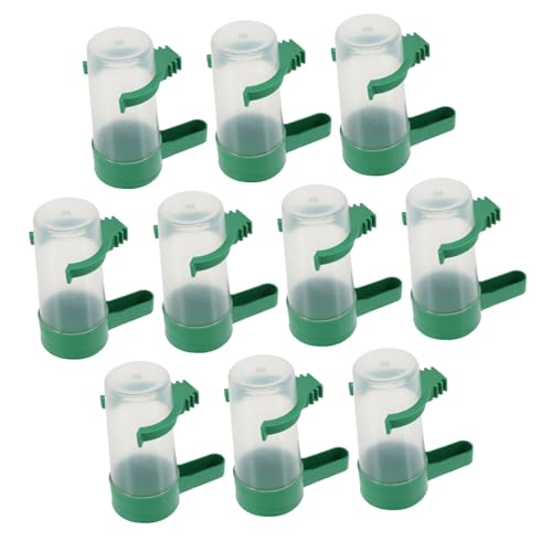 Totority 10Stücke Automatischer Wasserspender für Platzsparend für Papageien Nymphensittiche und Tauben Einfacher Wasserzugang mit Auslass für Tierhandlungen Totority 10Stücke Automatischer Wasserspender für Platzsparend für Papageien Nymphensittiche und Tauben Einfacher Wasserzugang mit Auslass für Tierhandlungen von Totority