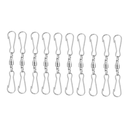 Totority 20stücke Dual Clip Haken Für Vogelhäuser Drehbare Aufhängeclips Wetterfest Und Langlebig Für Garten Windspiele Und Totority 20stücke Dual Clip Haken Für Vogelhäuser Drehbare Aufhängeclips Wetterfest Und Langlebig Für Garten Windspiele Und von Totority