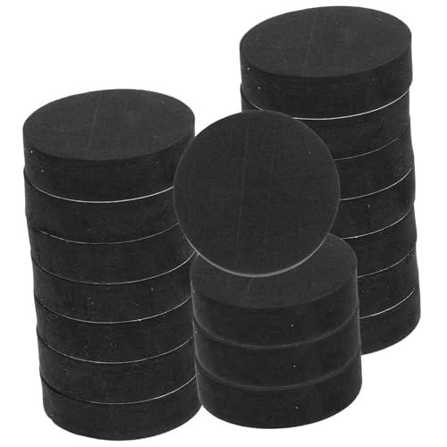 Totority 20 Stück Unsichtbare Blumentopffüße Kleiner Pflanzentopf Nicht Pads Fuß drinnen Tripod terassenliege stativzubehã¶r topfschutz Blumentopf-Aufsteiger Steigrohre für Töpfe Eva Black von Totority