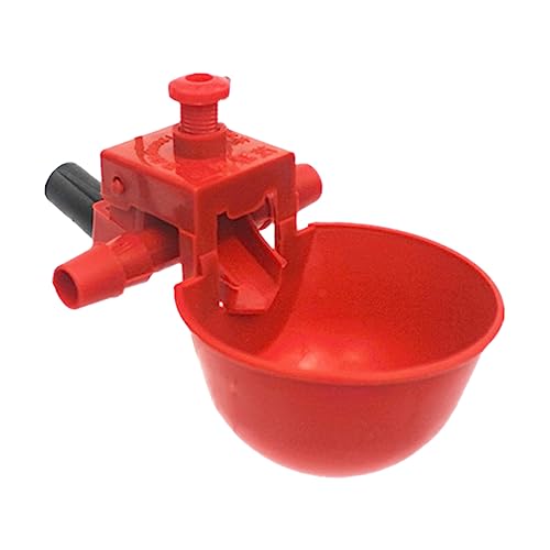 Totority 20Stücke Automatische Hühnertränke Verstellbare Wasserfüllmenge für Küken und Wachteln Rot für Geflügelhaltung zu Bedienen und Langlebig Totority 20Stücke Automatische Hühnertränke Verstellbare Wasserfüllmenge für Küken und Wachteln Rot für Geflügelhaltung zu Bedienen und Langlebig von Totority