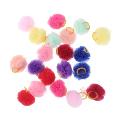 Totority 20Stücke Tierhaarhalter Elastische Haargummis für Welpen Niedliche Ball Haarbänder Gemischten Mustern zur Effektiven Haarfixierung für Einen Stylishen Look Totority 20Stücke Tierhaarhalter Elastische Haargummis für Welpen Niedliche Ball Haarbänder Gemischten Mustern zur Effektiven Haarfixierung für Einen Stylishen Look von Totority