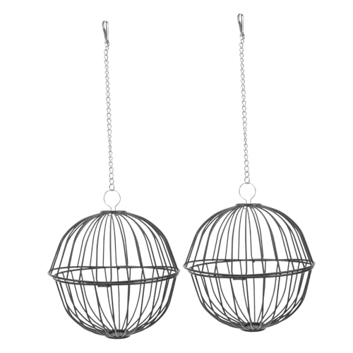 Totority 2Stücke Futterball Rack Für Kleintiere Hängender Grasball Für Hamster Meerschweinchen Und Chinchillas Sicher Und Platzsparendes Design Für Spielspaß von Totority