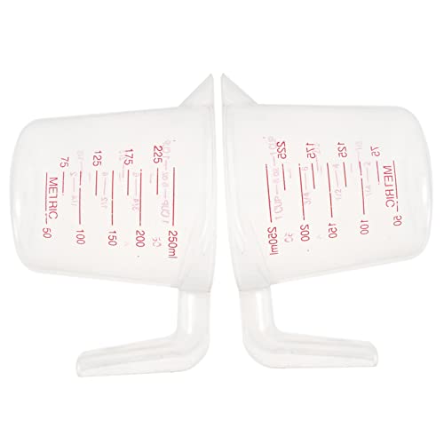 Totority 2Stücke Messbecher für Babyvögel Futter und Wassernapf für Papageien und Jungvögel Füttern von Flüssigkeiten pro Sicher und Langlebig von Totority