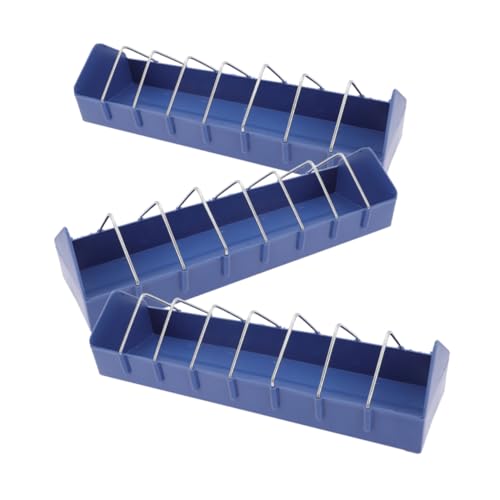 Totority 3 Stücke Feeder Vogel Schüssel Käfig Für Geformt Fütterung Outdoor Große Taube Blau Pp Totority 3 Stücke Feeder Vogel Schüssel Käfig Für Geformt Fütterung Outdoor Große Taube Blau Pp von Totority