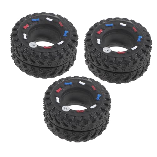 Totority 3Stücke Quietschendes Reifenform Kauspielzeug für Große und Kleine Sicheres und Langlebiges Material für Stundenlangen Spielspaß für Indoor Totority 3Stücke Quietschendes Reifenform Kauspielzeug für Große und Kleine Sicheres und Langlebiges Material für Stundenlangen Spielspaß für Indoor von Totority