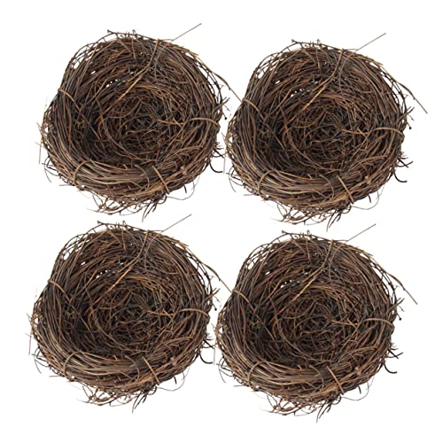 Totority 4 Stück Dekorative Künstliche Vogelnester Simulation für Osterdekoration Fotorequisiten und Gartenverschönerung Totority 4 Stück Dekorative Künstliche Vogelnester Simulation für Osterdekoration Fotorequisiten und Gartenverschönerung von Totority
