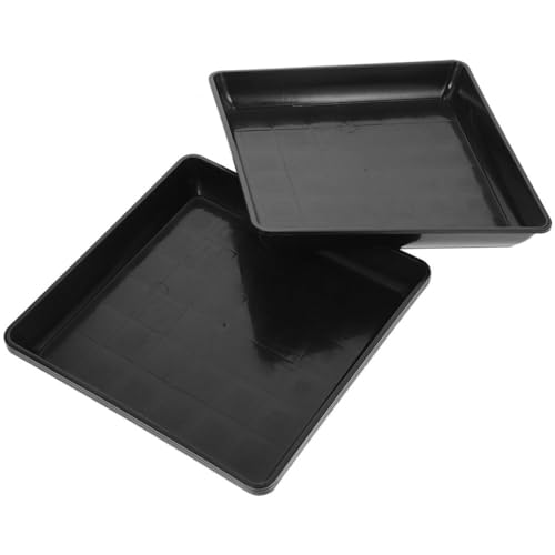 Totority 4 Stück Kunststoff Pflanzuntersetzer Viereckig Tropfschalen für Böden für Garten und Indoor Pflanzenpflege Totority 4 Stück Kunststoff Pflanzuntersetzer Viereckig Tropfschalen für Böden für Garten und Indoor Pflanzenpflege von Totority