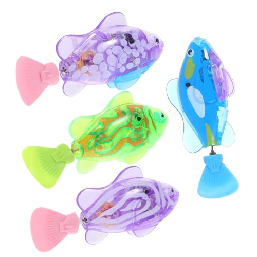 Totority 4Stücke Interaktives Katzenspielzeug Fischform Teiliges mit LED Lichtern aus Langlebigem Material für Innenräume REGT die Ihrer Stärkt Totority 4Stücke Interaktives Katzenspielzeug Fischform Teiliges mit LED Lichtern aus Langlebigem Material für Innenräume REGT die Ihrer Stärkt von Totority