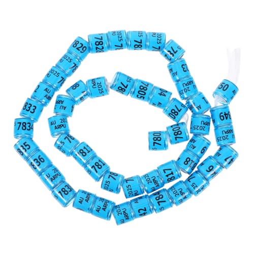 Totority 50 Stück Taubenfußring Taubenbeinringe Vogelfußringe Fußring Für Vögel Vogeltauben-beinringe Beinringe Für Tauben Markierungsbänder Für Tauben Blue Aluminium-Kunststoff Totority 50 Stück Taubenfußring Taubenbeinringe Vogelfußringe Fußring Für Vögel Vogeltauben-beinringe Beinringe Für Tauben Markierungsbänder Für Tauben Blue Aluminium-Kunststoff von Totority