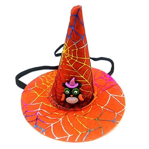 Totority 6 Stück Haustier Hut Halloween-Katzenhut Hundehut für Halloween Katzenhüte Halloween-Hundemütze Halloween-Kostüme für Hunde Zubehör Hundekostüme Halloween-Hut für Haustiere von Totority