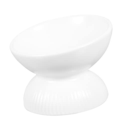 Totority Anti-Turn-Fütterungsschale pet Water Bowl pet Supplies Katzenwasser katzentasse katzennahrung Katzenfutter Rutschfester Katzennapf Katzengericht Futternäpfe für Katzen Keramik Weiß Totority Anti-Turn-Fütterungsschale pet Water Bowl pet Supplies Katzenwasser katzentasse katzennahrung Katzenfutter Rutschfester Katzennapf Katzengericht Futternäpfe für Katzen Keramik Weiß von Totority