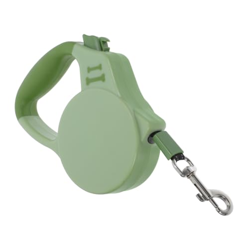 Totority Automatisches Teleskop -Traktionsseil ausziehbare hundeleine hundeartikel Grüne Hundeleine gepolstert führen klein Haustierleine einziehbar Trainingsleine für Hunde Nylon Green von Totority