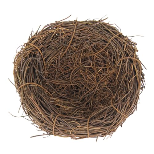 Totority Dekoratives Rattan Handgefertigtes für Gartenlandschaft und Pflegeleicht für Vogelbeobachtung und Dekoration von Totority