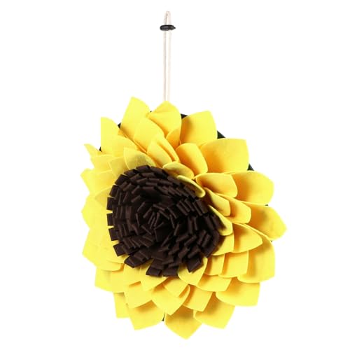 Totority Futterunterlage Für Haustiere Matte Für Hunde Nahrungssuche Decken Schnüffelmatte Für Kleine Hunde Welpe Haustierdecke Füttern Sie Die Slow-Feeder-Matte des Hundes Polyester Yellow von Totority