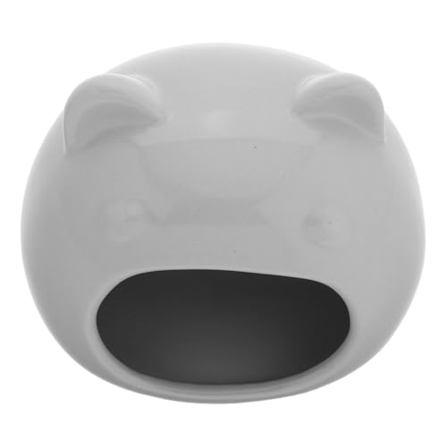 Totority Hamster-porzellanest Kleintierbetten Hamster -versteck Gerbil -versteck Hamster Unterschlupf Hamsterhäuser Und Verstecke Versteckbett Für Hamster Hamsterversteck Keramik Grey von Totority