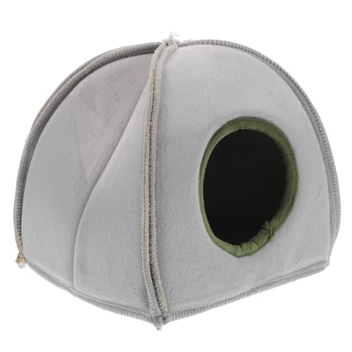 Totority Hamsternest Kleintiernest Haustier Schlafhaus Hamster Schlafnest haustierbett Kleintierpflege Zubehör Kleintierbettwäsche, Schlafbett Mini-Hamster-Baumwollnest Baumwolle Grey Totority Hamsternest Kleintiernest Haustier Schlafhaus Hamster Schlafnest haustierbett Kleintierpflege Zubehör Kleintierbettwäsche, Schlafbett Mini-Hamster-Baumwollnest Baumwolle Grey von Totority