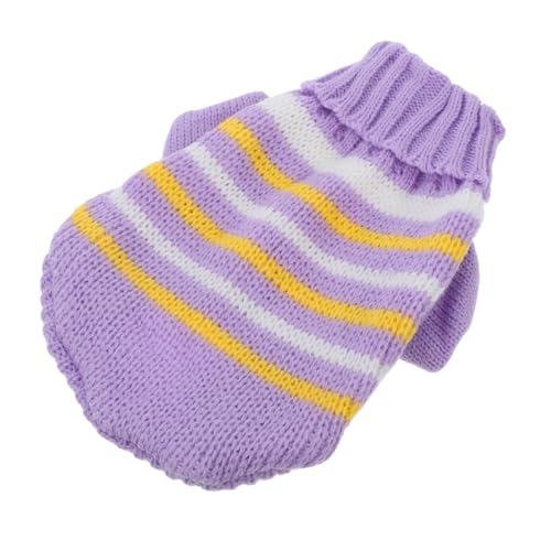 Totority Haustier-Katzenpullover Urlaub Pullover für Kätzchen Winterkleidung für Katzen Pflegeleichte Tierkleidung Haustier Kleidung Welpenpullover Katze Weihnachtspullover Katzenjacke Garn von Totority