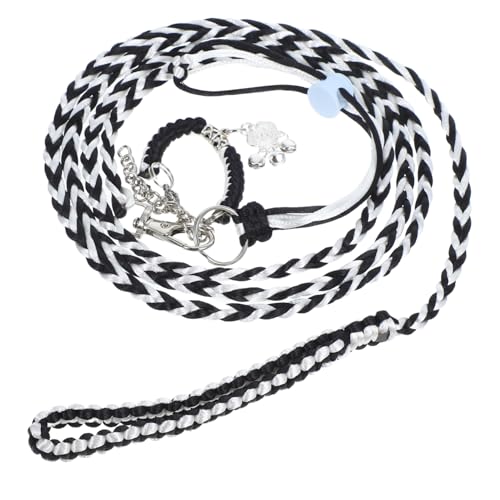 Totority Haustierleine Lederband Frettchen-Zeug Seilleine Für Zugseil Für Hühner Kleintierleine Eichhörnchen Leine Hasengeschirr Kleine Tierleinen Haustierkabelbaum Nylon-Seil von Totority